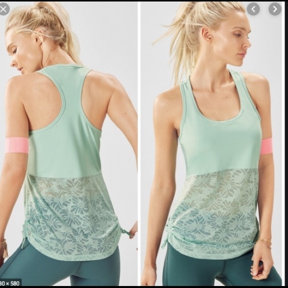NWOT - Fabletics Cashel Racerback Tank Lace - S - Picture 1 of 3